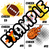 Menu Board Full Branded Face paint Canva Templates with free BONUS "Today's Special" File