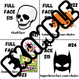 Menu Board Full Branded Face paint Canva Templates with free BONUS "Today's Special" File