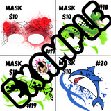 Menu Board Full Branded Face paint Canva Templates with free BONUS "Today's Special" File