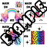 Menu Board Full Branded Face paint Canva Templates with free BONUS "Today's Special" File