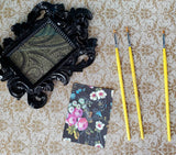 Mini Gold Leaf Pets Pet Portrait - Pet Painting - Gold Foil - New Animal 2.5x3.5